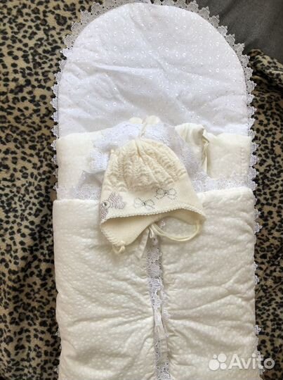 Конверт одеяло на выписку весна осень