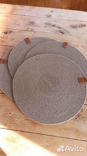 Плейсмат из джута / Ручная работа
