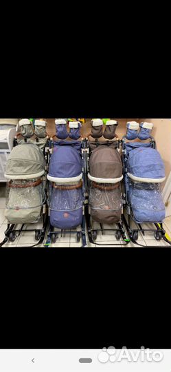 Санки коляска Ника 7-8 классик