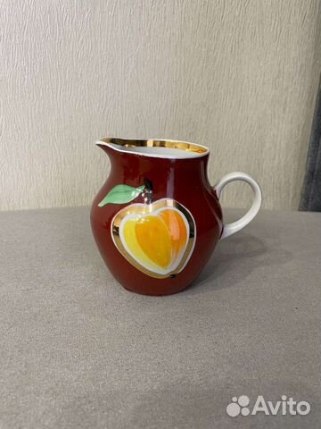 Молочник сливочник дулево Золотое яблоко