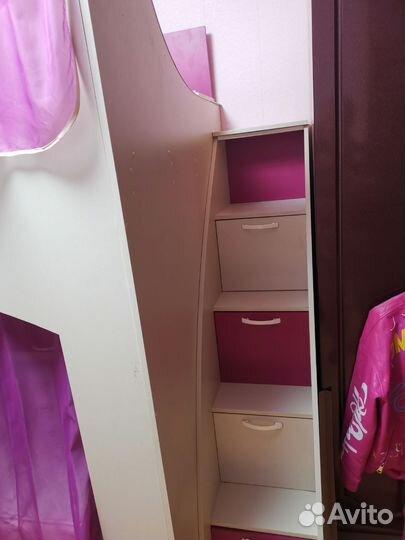 Детская двухярусная кровать бу