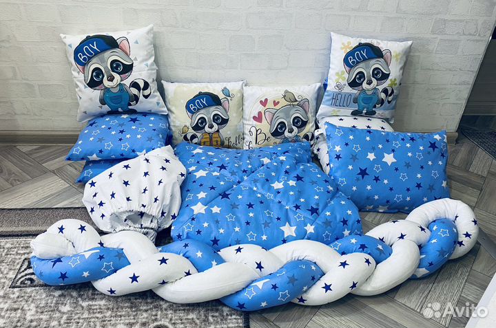 Бортики в детскую кроватку