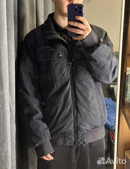 Утепленная нейлоновая куртка Tommy hilfiger оригин