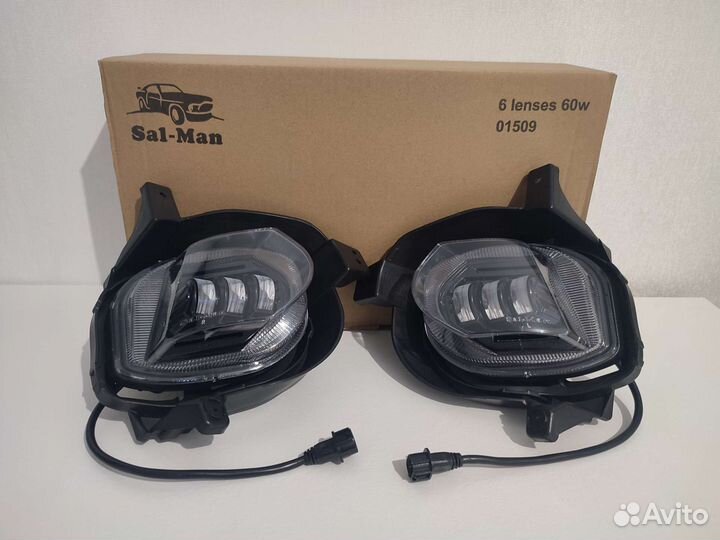 Фары противотуманные LED Солярис 2021 Sal-Man