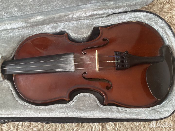 Скрипка с чехлом 3/4