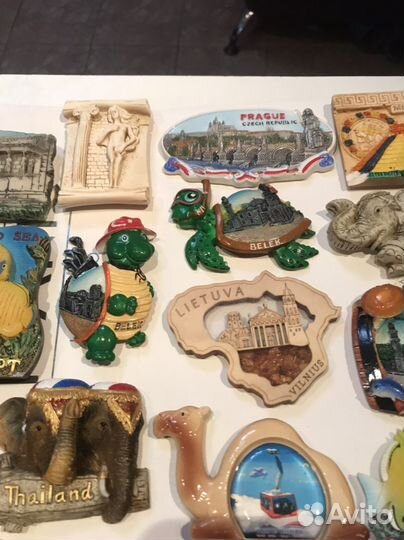 Набор магнитиков из 14 щтук из зарубежья