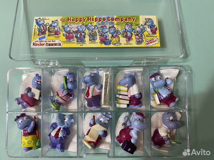 Бегемотики офисные полная серия киндер бегемоты