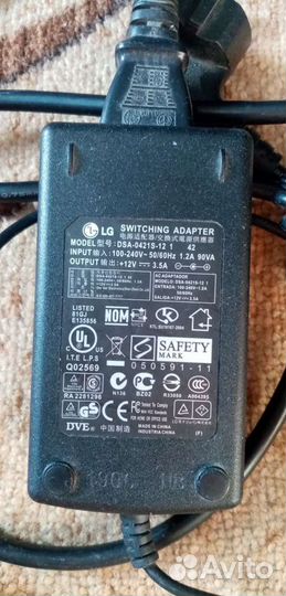 Адаптер для монитора LG. Рабочий