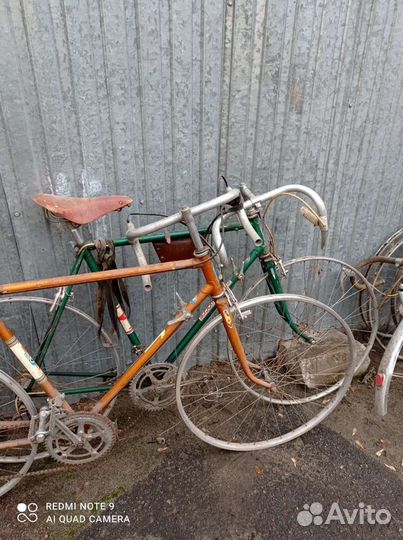 Советские велосипеды на запчасти