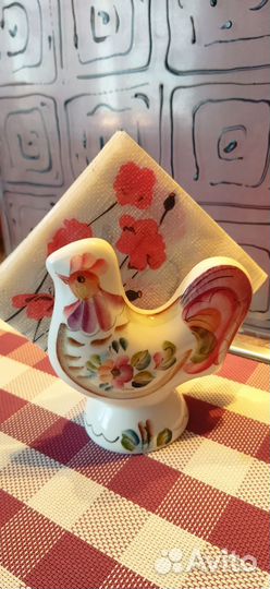 Салфетница Семикаракора. Петушок