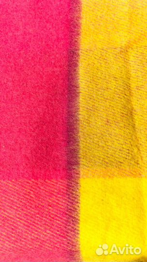 Плед одеяло покрывало 170на200 шерсть новый Россия