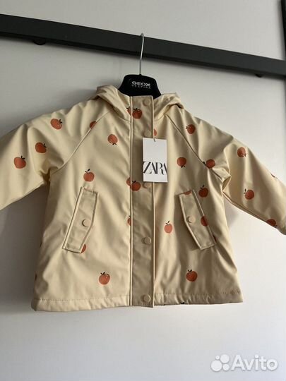 Прорезиненная парка дождевик Zara 98