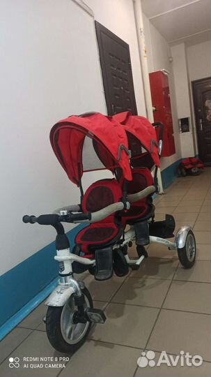Прогулочная коляска для двойни бу