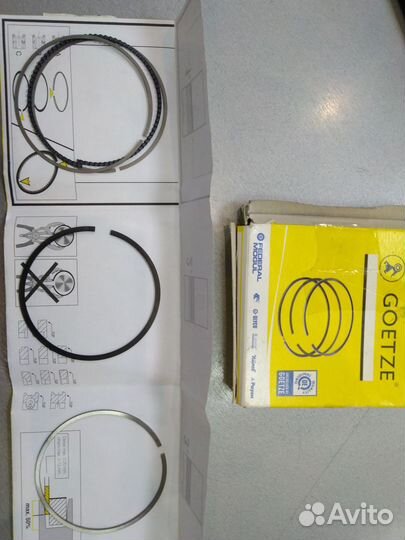 Кольца поршневые, комплект Goetze