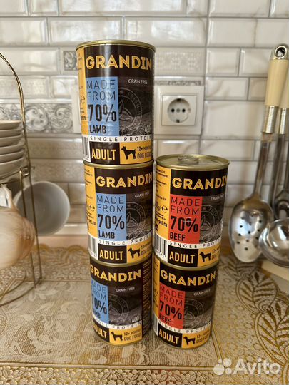 Влажный корм для собак Grandin