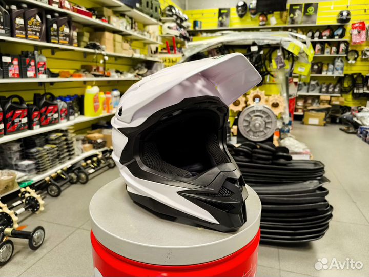 Шлем AiM JK803 White Glossy, Р-Р: M