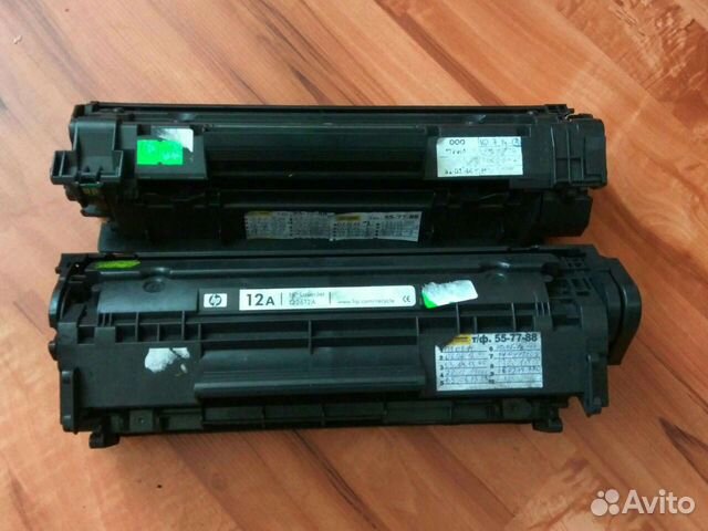 Картридж бу HP LJ CB436A 36A HP LaserJet Q2612A