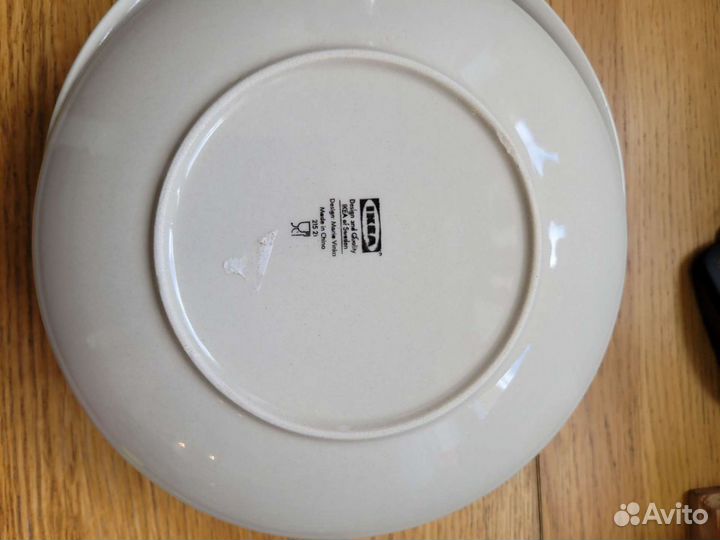 Тарелки плоские IKEA