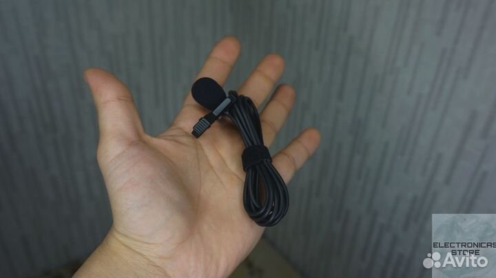 Петличный Микрофон для Смартфона Aux 3.5мм