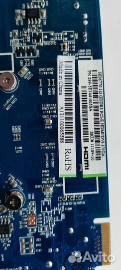 Видеокарта Radeon 6770 1gb