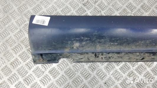 Накладка на порог hyundai santa FE 1 (82K11GZ02)