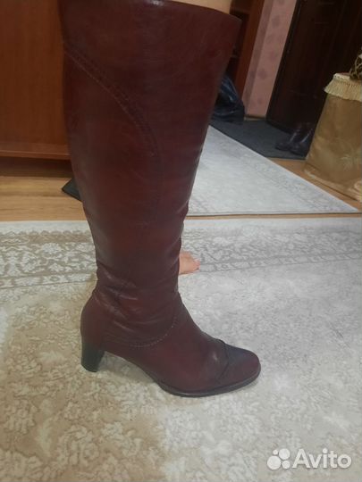 Сапоги женские натуральная кожа