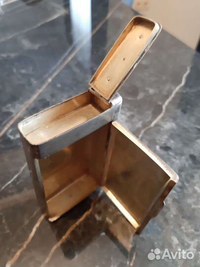 Портсигар серебряный царский