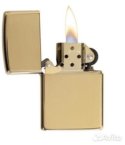 Зажигалка Zippo 254B High Polish Brass Оригинал