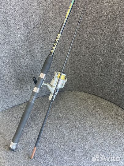 Комплект спиннинг и катушка