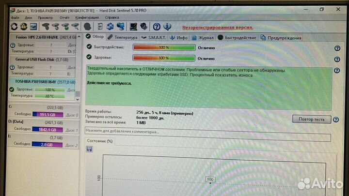 Диск SAS SSD Dell Toshiba 3.84 тб
