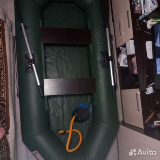 Лодка надувная двухместная