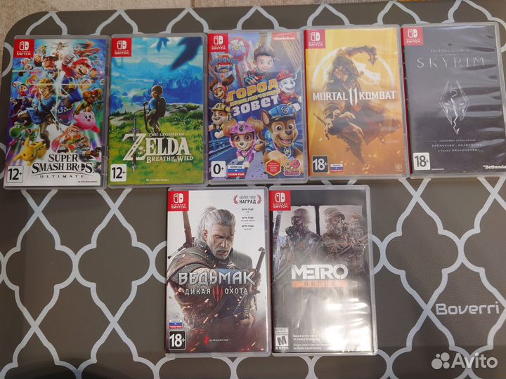 Игры для Nintendo switch катриджи