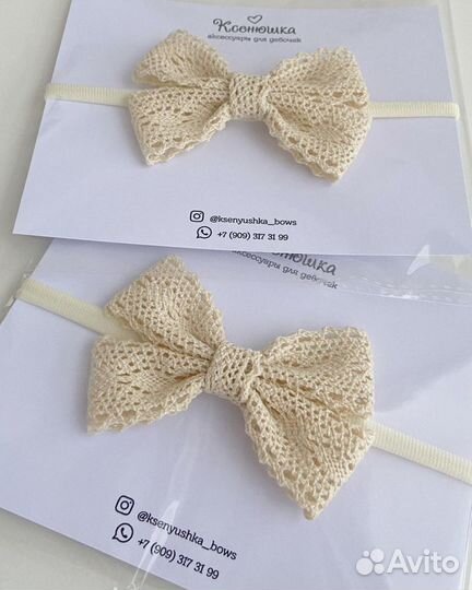 Бантики ручной работы