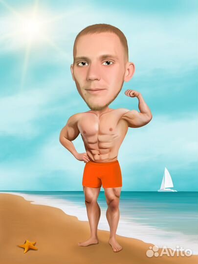 Шаржи и портреты карандашом по фото, стенгазета