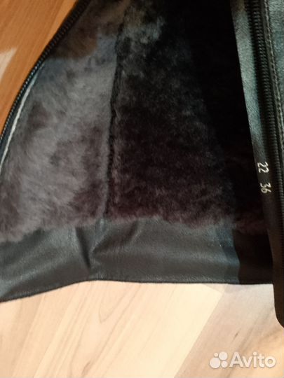 Сапоги женские натуральная кожа 36