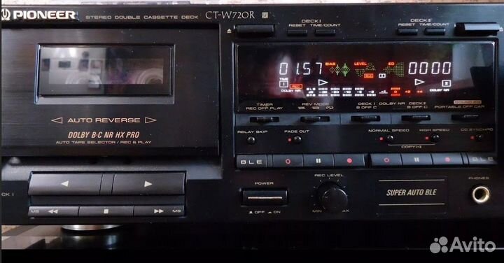 Кассетная дека pioneer. 720. aiwa 727