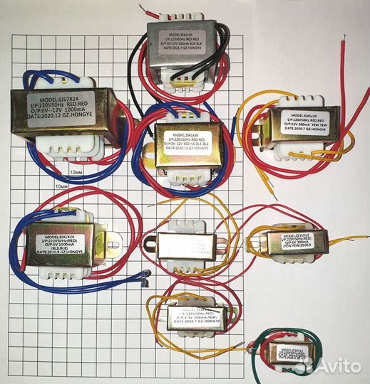 Сетевой трансформатор (220 В) для блоков питания