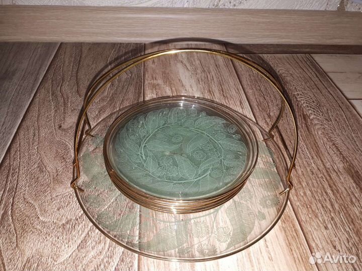 Винтажный стеклянный набор чсср 1960 г