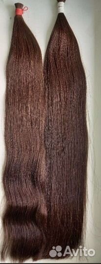 Волосы 50,60,70см. Каштановые и чёрный оттенки