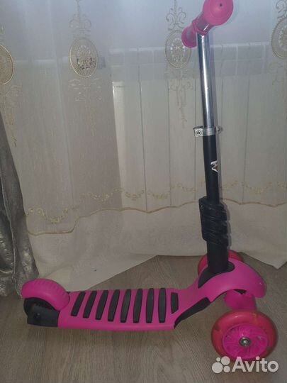 Самокат детский трехколесный бу