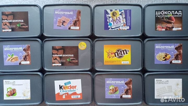 Шоколад, Шоколадная паста, Мармелад