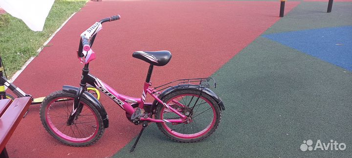 Велосипед для девочки с 4 до 7 лет