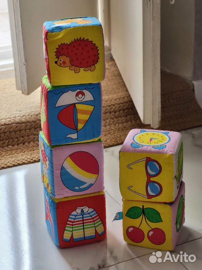 Кубики мягкие для малышей