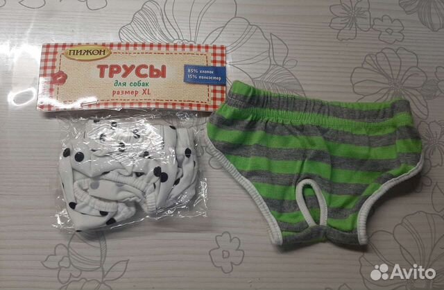 Трусы для собак и пояс для кобелей