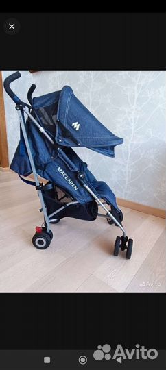 Коляска трость Maclaren quest, цвет деним индиго