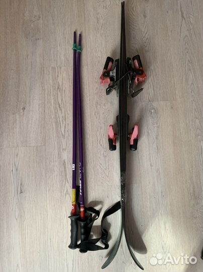 Горные лыжи детские 110 комплект