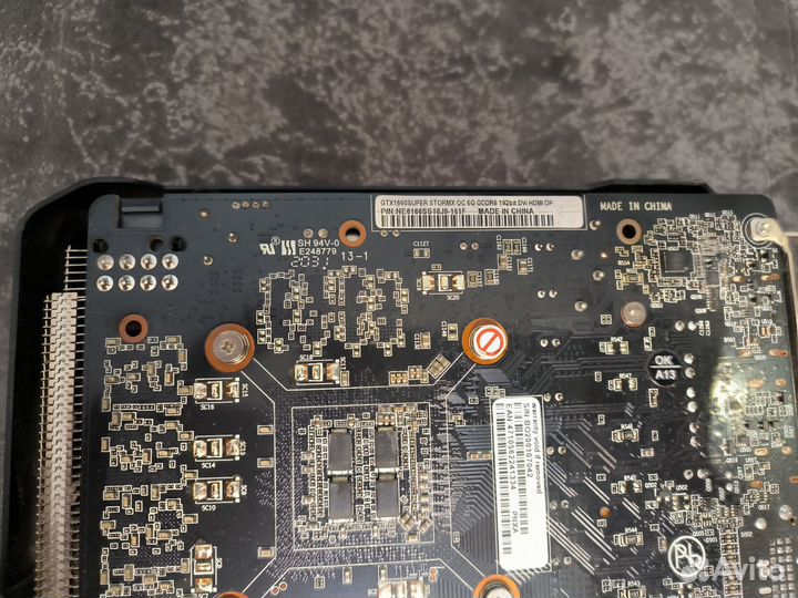 Видеокарта GTX 1660 Super StormX 6Gb Palit
