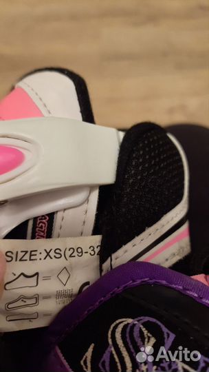 Детские раздвижные ледовые коньки action