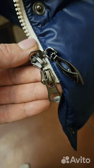 Пуховик зимний женский 52 54 с натуральным мехом