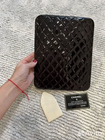 Chanel оригинал iPad чехол папка сумка